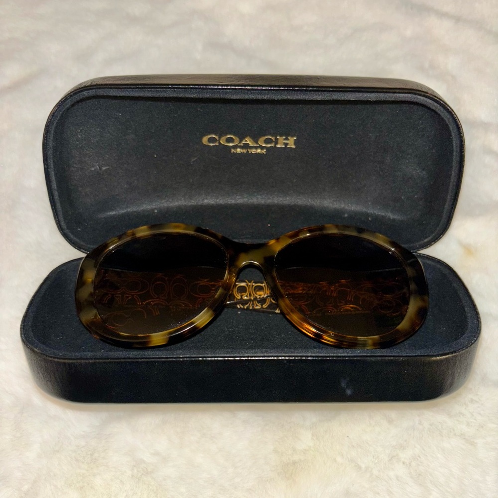Coach | Brown Tortoise Shell Frames Tinted Lenses… - image 3